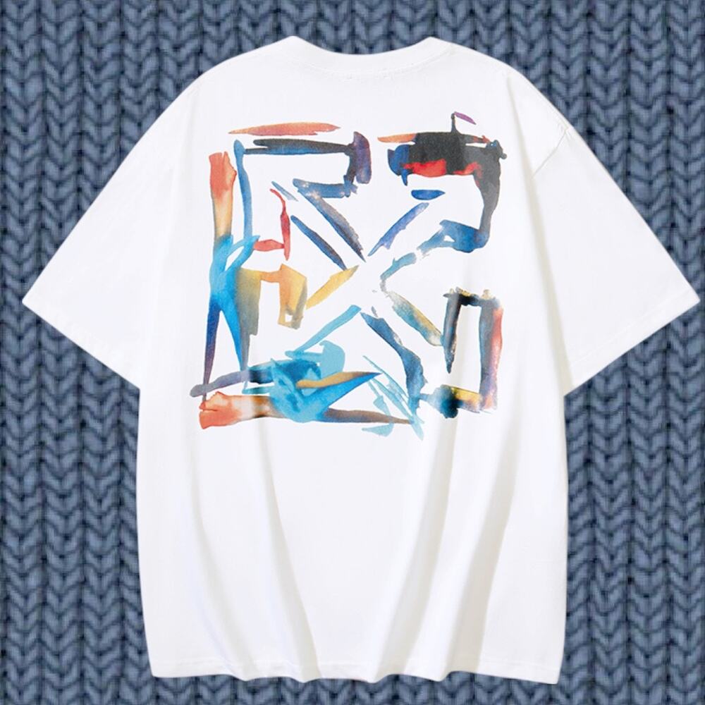 Off-white men's white short sleeve T-shirt